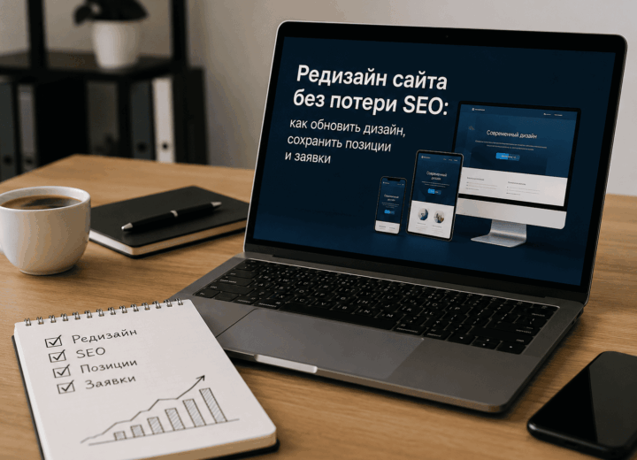 Обновление дизайна сайта с сохранением структуры и SEO-трафика