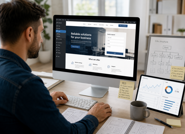 WordPress сайт с SEO-структурой и формами заявок