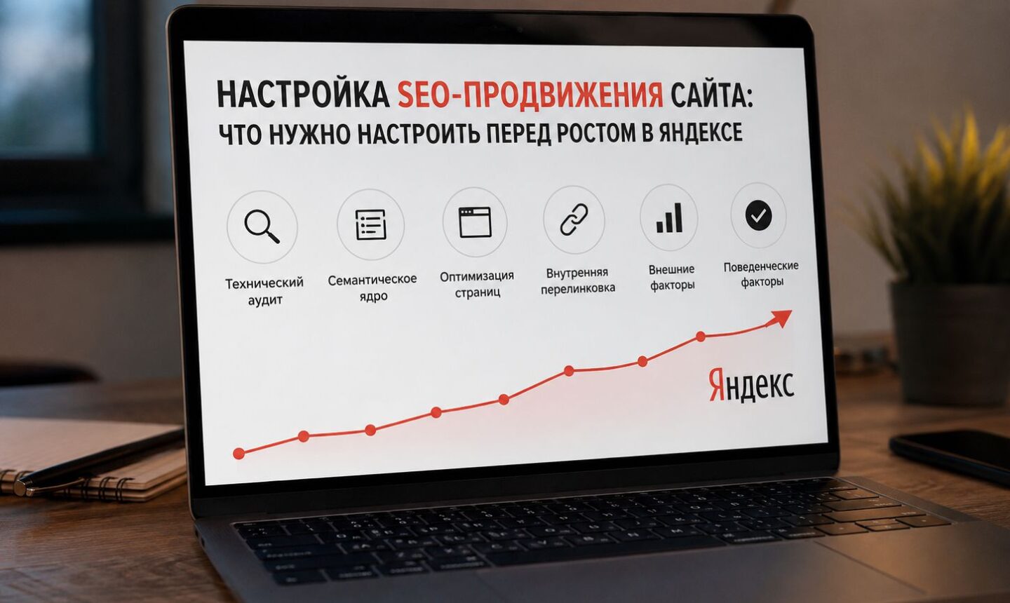 Настройка SEO-продвижения сайта перед ростом в Яндексе