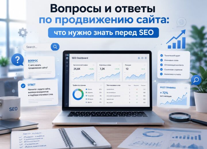Вопросы и ответы по продвижению сайта перед стартом SEO