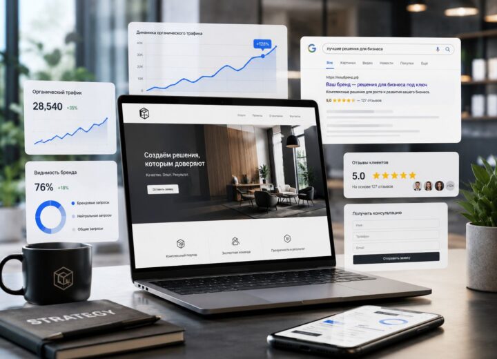 SEO-продвижение бренда через сайт для роста узнаваемости и доверия