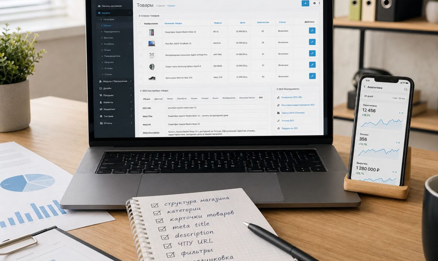 SEO-продвижение сайта на OpenCart