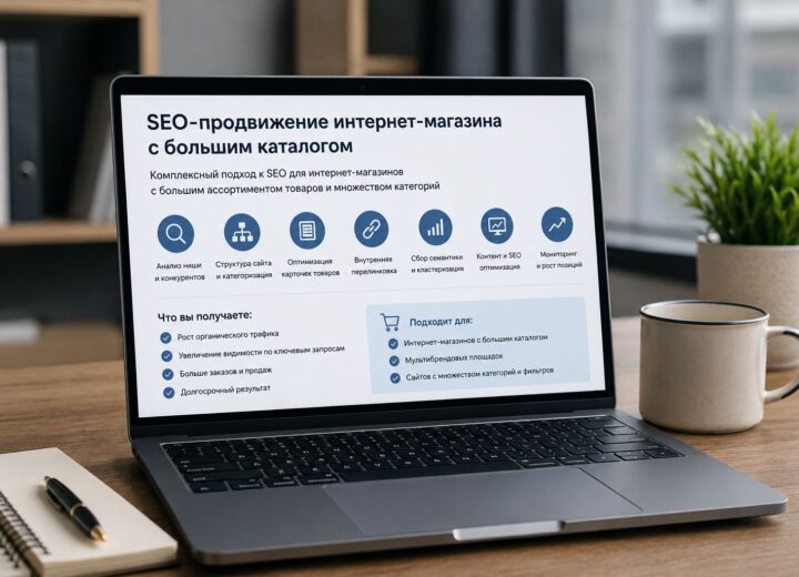 SEO-продвижение интернет-магазина с большим каталогом товаров