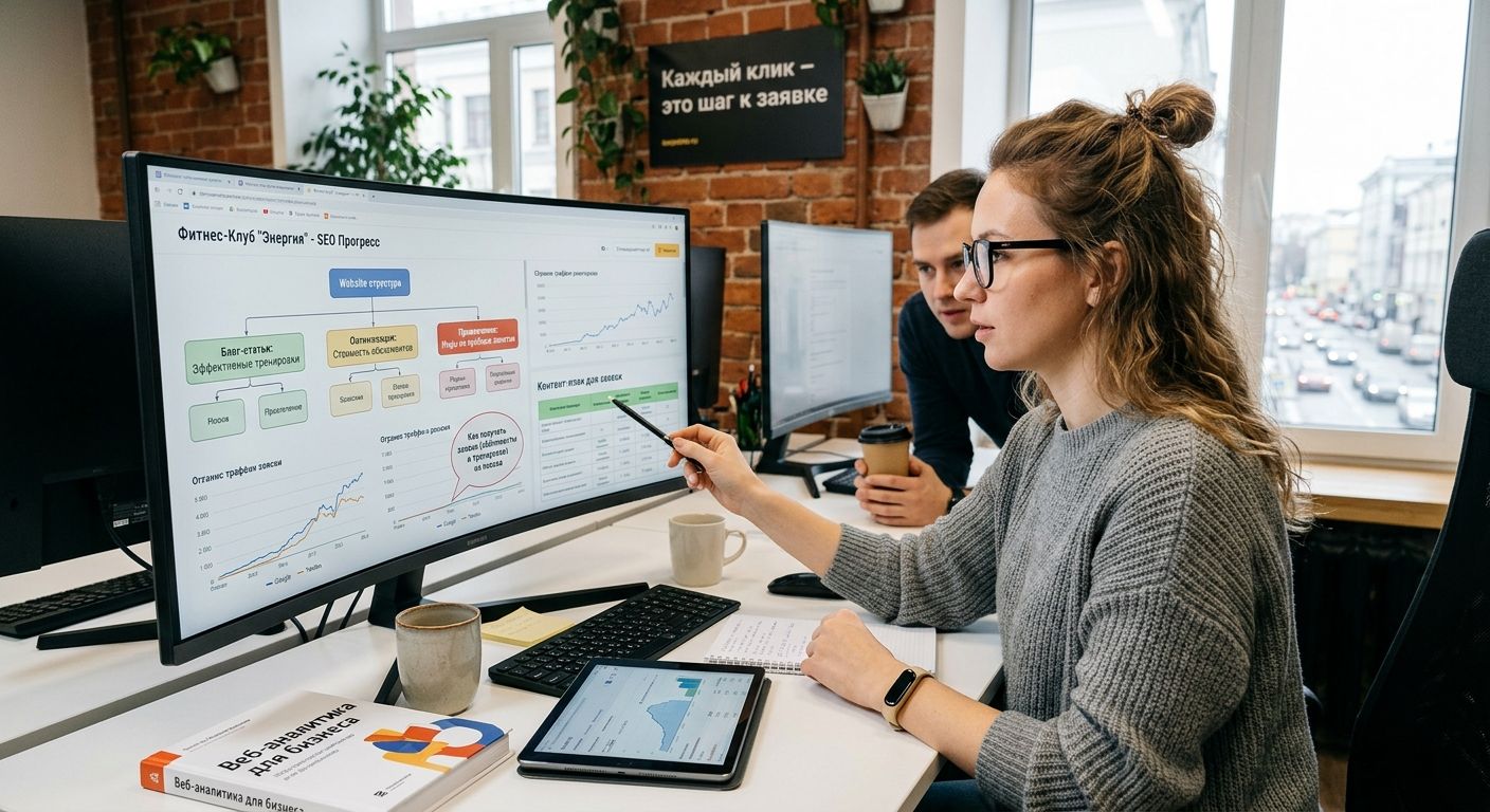 Продвижение сайта фитнес-клуба в Яндексе и Google