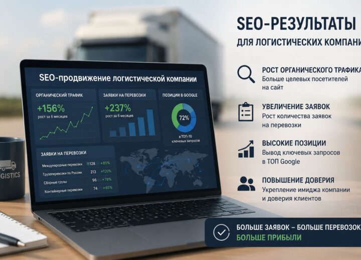 SEO-продвижение сайта логистической компании для заявок на перевозки