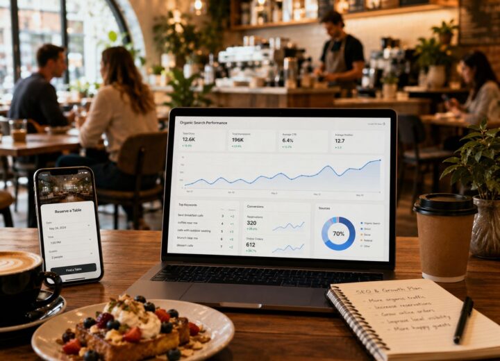 SEO-продвижение сайта кафе для бронирований, заказов и гостей из поиска