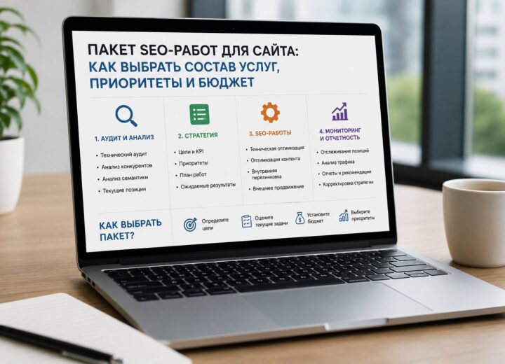 Пакет SEO-работ для сайта с аудитом, оптимизацией и продвижением